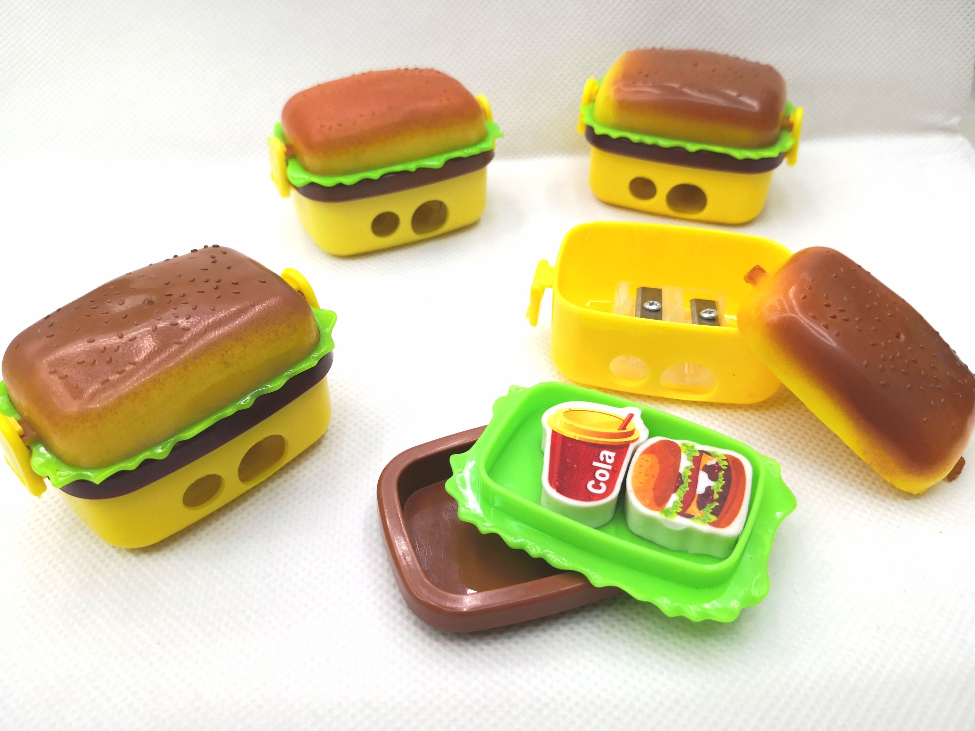 The lovely simulation burger roll pen + eraser can be collected thumbnail