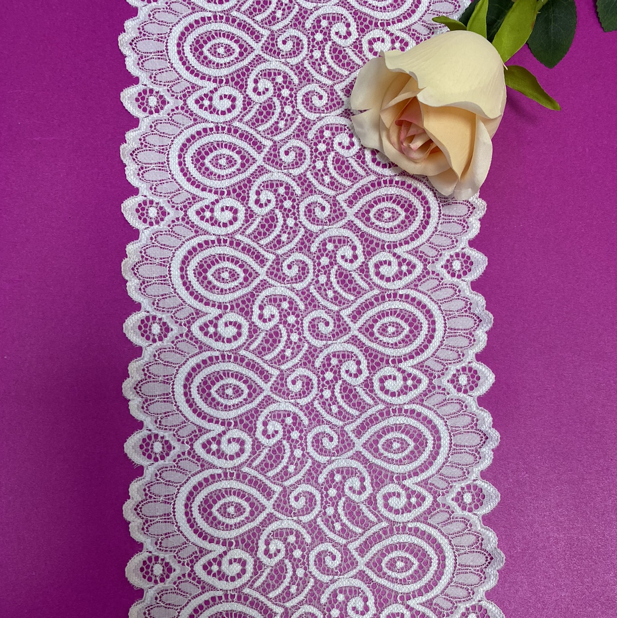 DB0114(width 18CM) Lace trim, with elastic trim, non-elastic trim, eyelash trim, lace fabric, clothing accessories, new style trim