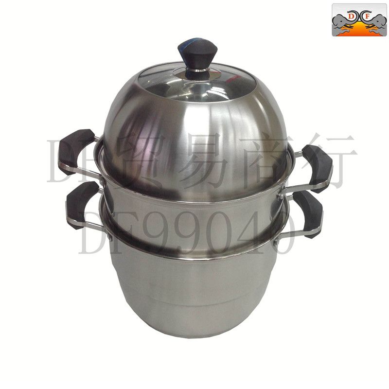 DF99040钢金刚多用蒸锅不锈钢多用蒸锅多层蒸锅大容量食品级不锈钢 DF Trading House