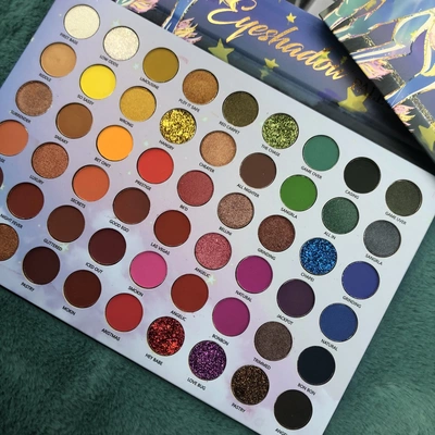 54 Color Eyeshadow Waterproof, Sweat Resistant Eye Makeup