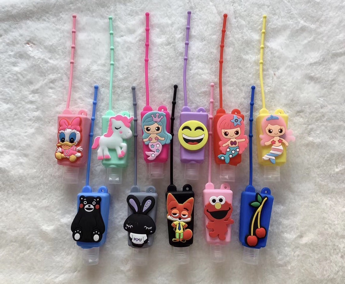 Hand sanitizer bottle cover