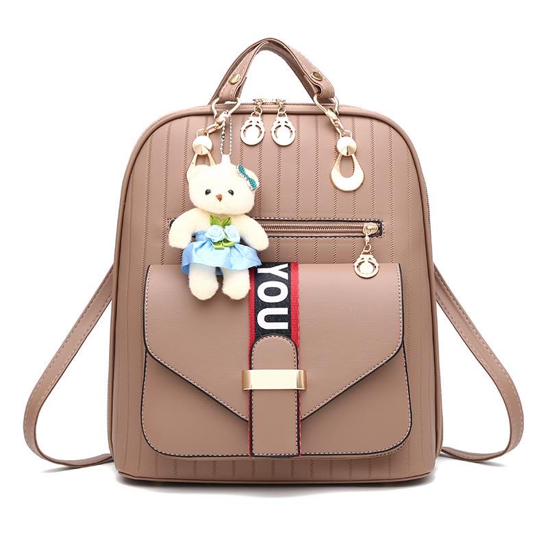 2－337  女包双肩背包大学生背包白底实物图