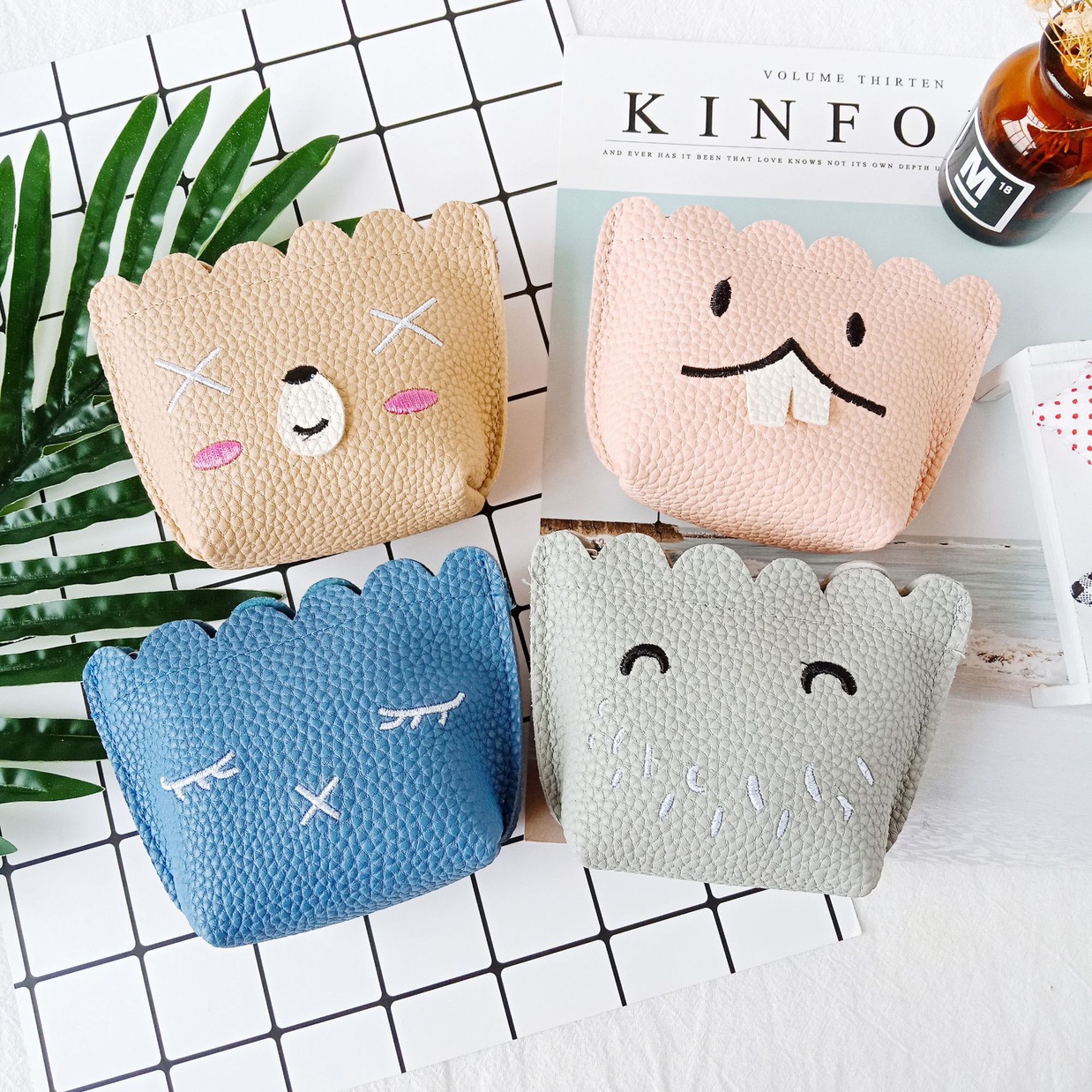 South Korea Purse Cute Candy Color Plush Small Bag Manufacturers Direct Sales full figure