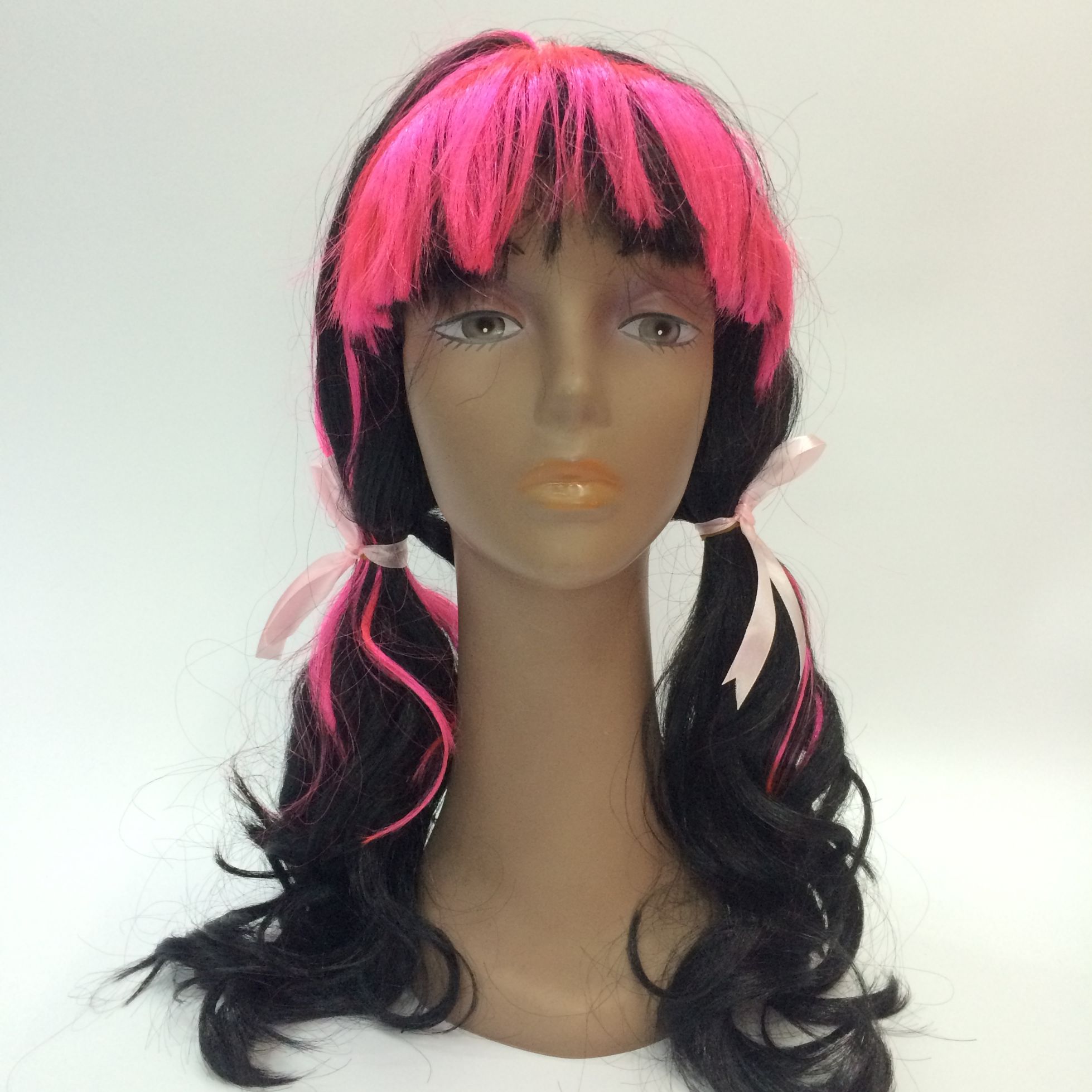 Bad girls with double braids perform wigs on cosplay thumbnail