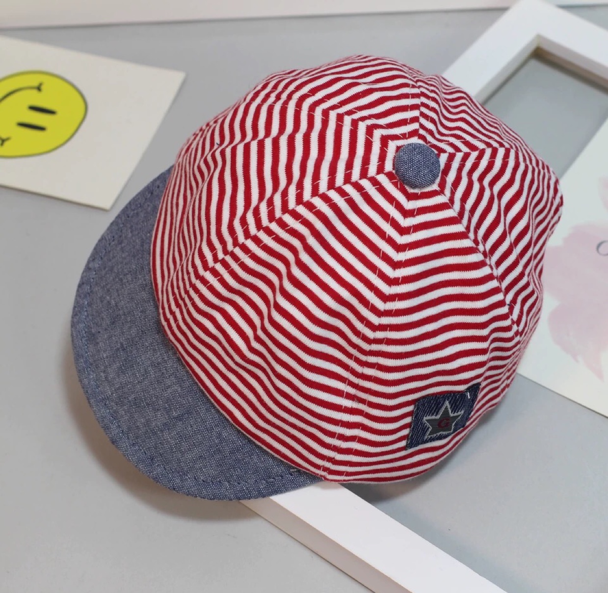 儿童网帽细节图