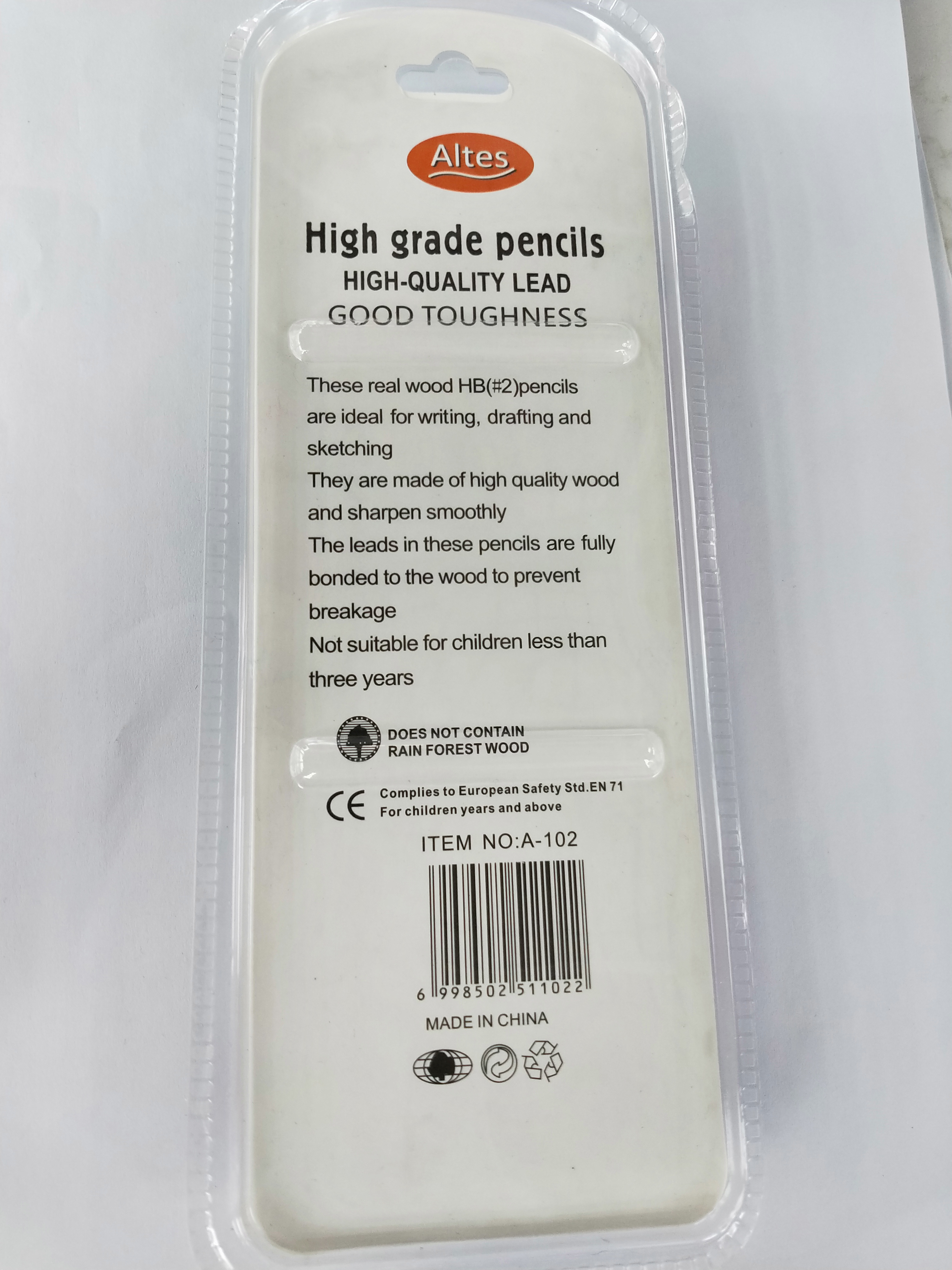 六角杆高质量优质学生HB六色荧光漆抽条铅笔吸卡套装详情图2