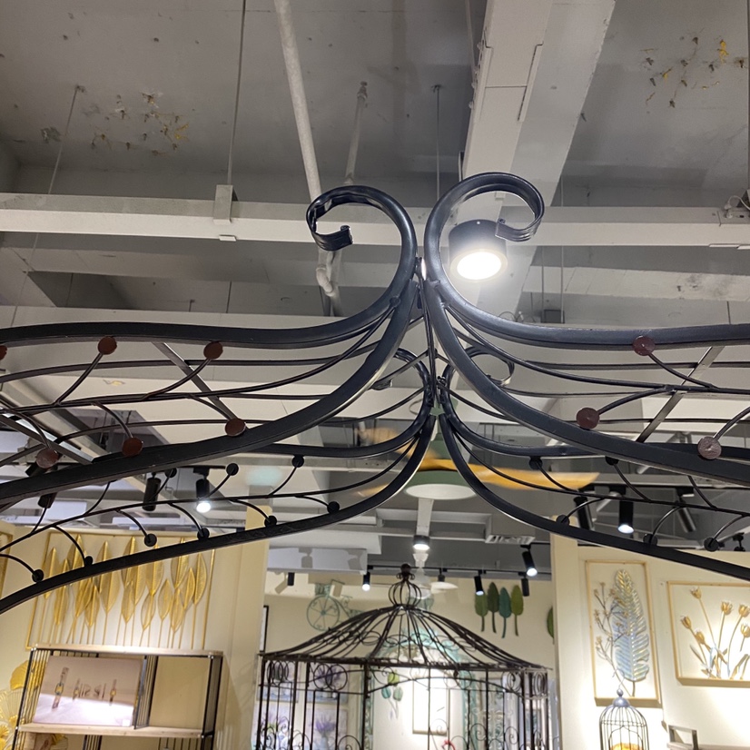 American country, retro ironwork arches, pergolas, garden courtyards, villas, outdoor green plants, climbing pergolas, gardening and sundries Item Picture