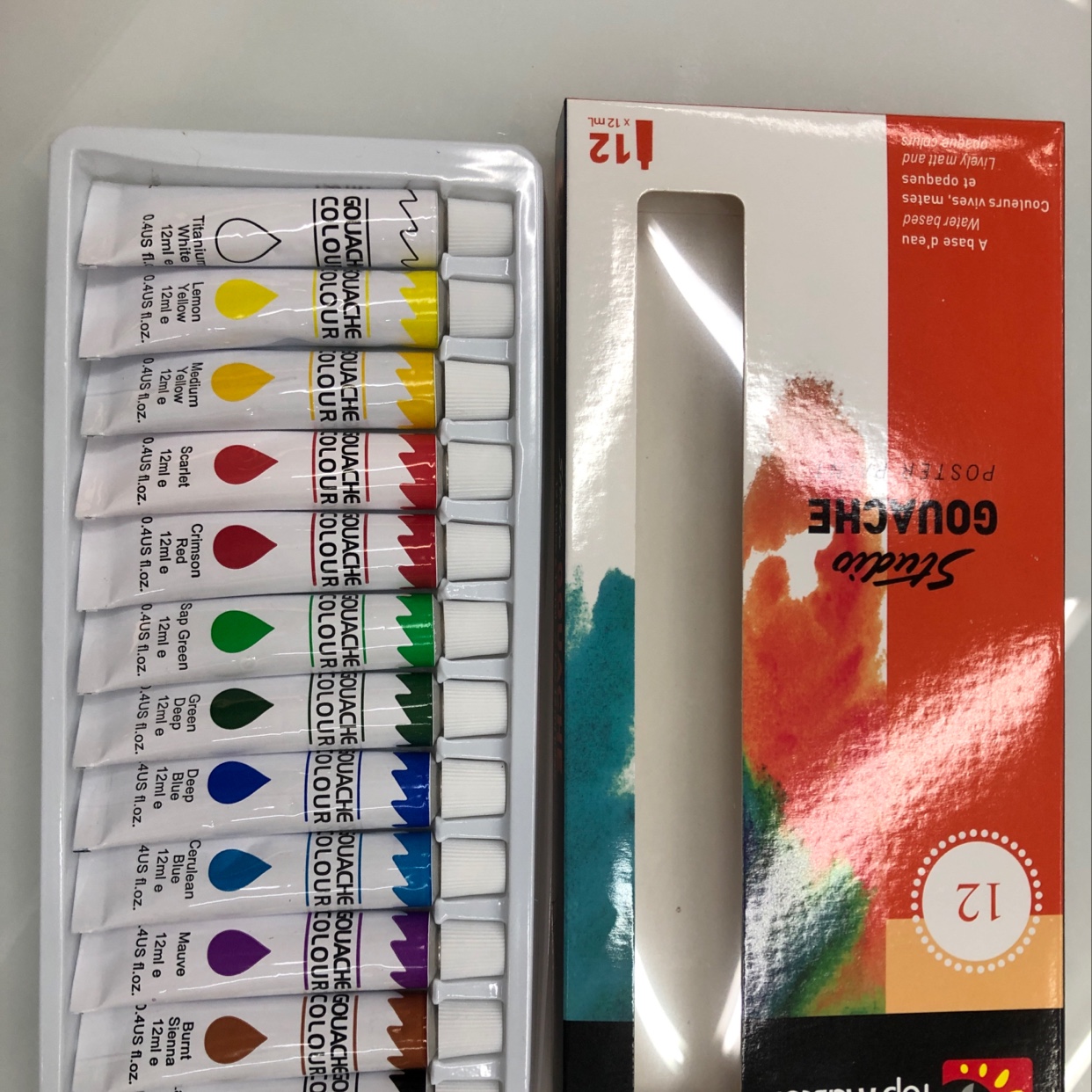 12 milliliters of gouache thumbnail