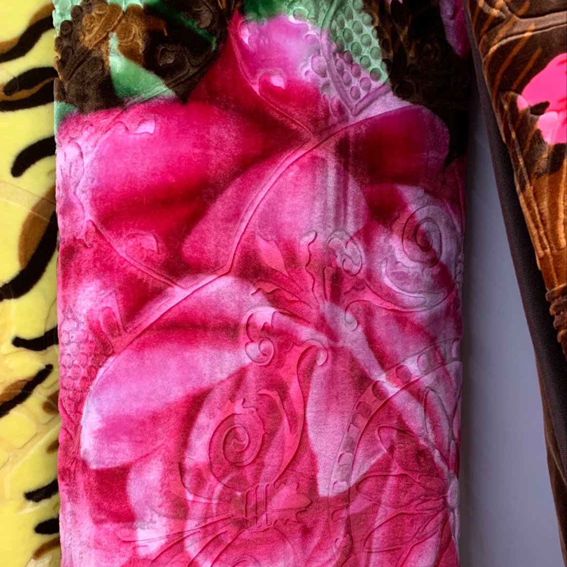 Autumn And Winter Household Blanket Pink Brown Thick Blanket