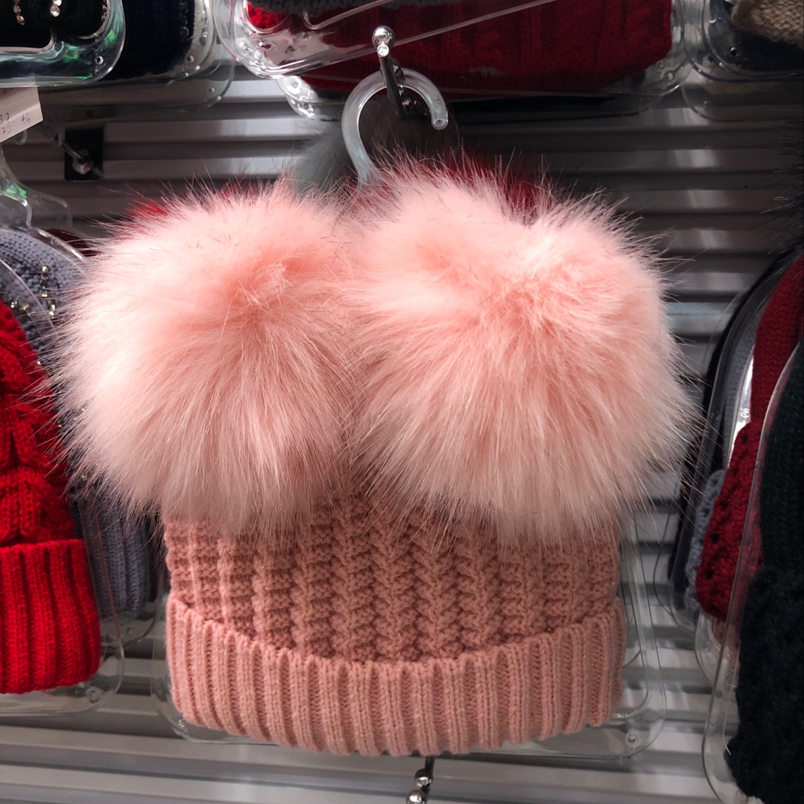 Pink hat