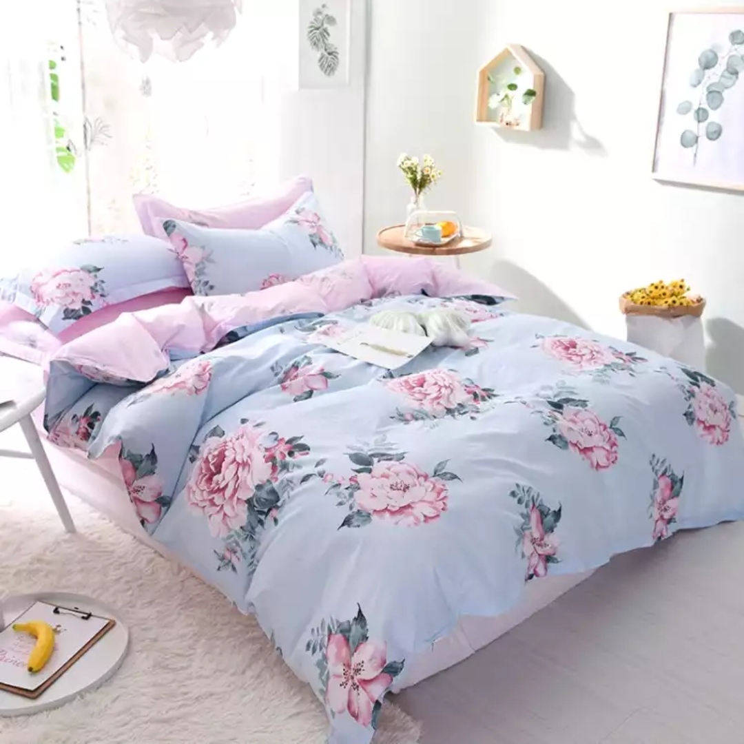 Yalu Free Cotton Four-Piece Set E Pure Cotton Double Bed Cover 200*230Cm Bed Sheet Pillowcase In Spring