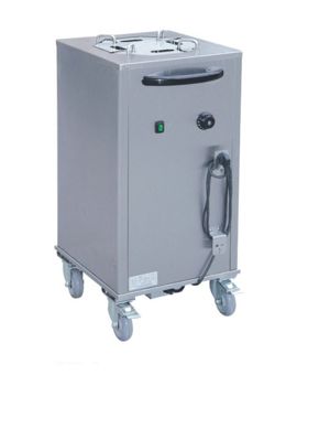 Single-head electric heating insulated dish cart, electric food cart, warm dish cart, mobile food cart, stainless steel insulated cabinet cart