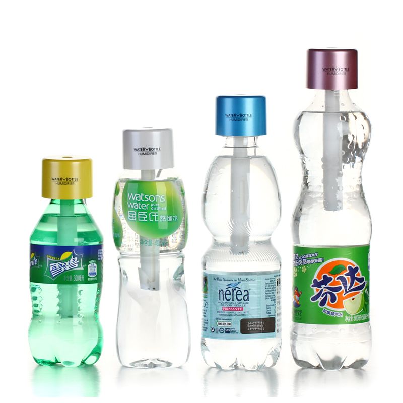 Yiwu good goods bottle cap mini humidifier usb humidifier Creative desktop water bottle cap humidifier