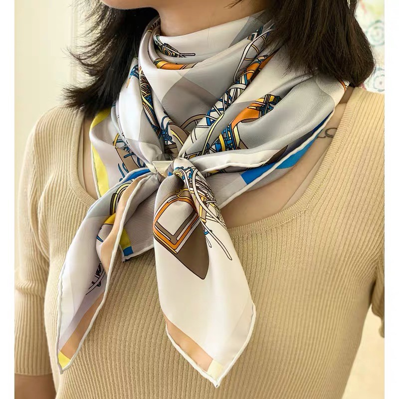 Silk scarves go with everything