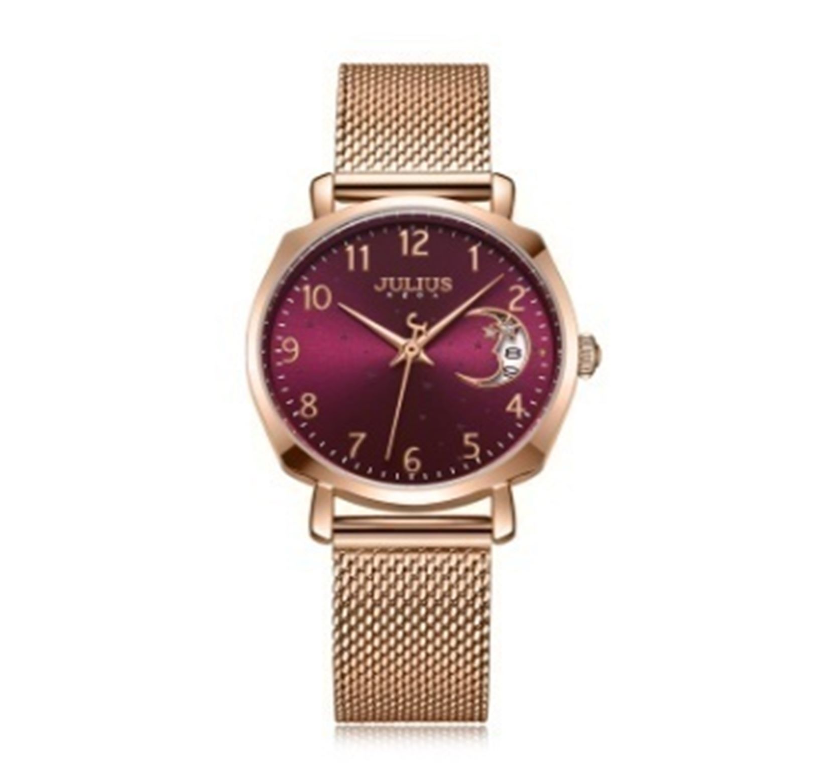 YiWu bien al reloj de moda de juntar JULIUS (2002/1146 Liu dorado
