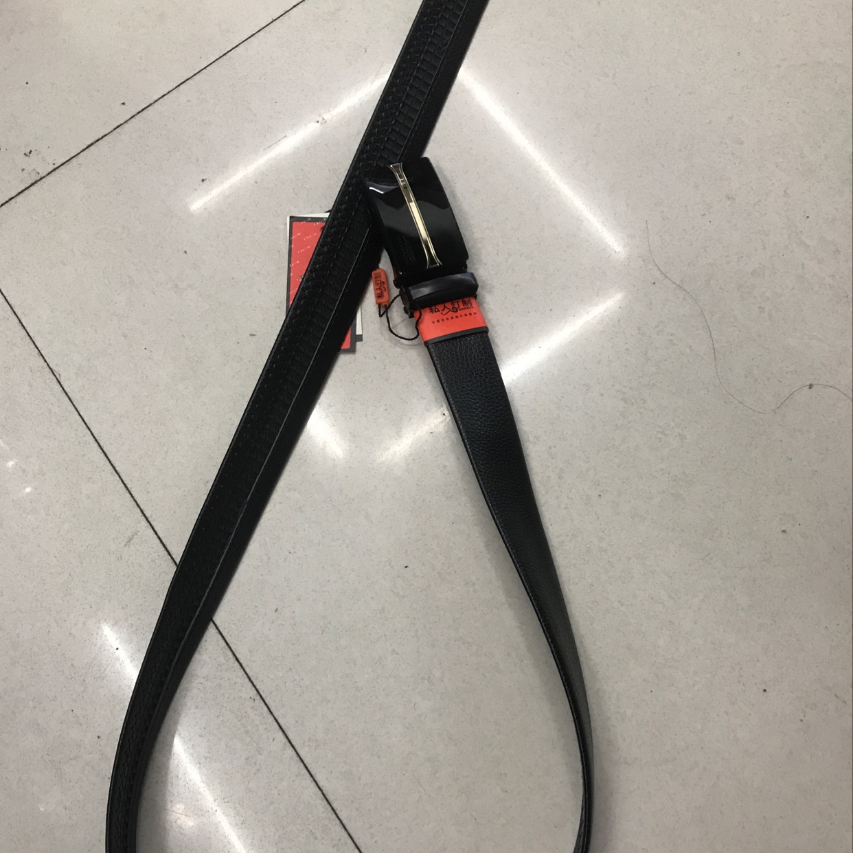 Acrylic buckle strap