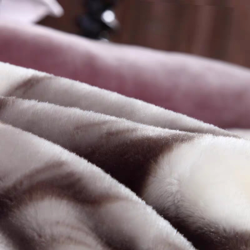 新款厂家直销拉舍尔法兰绒毛毯成人盖毯细节图