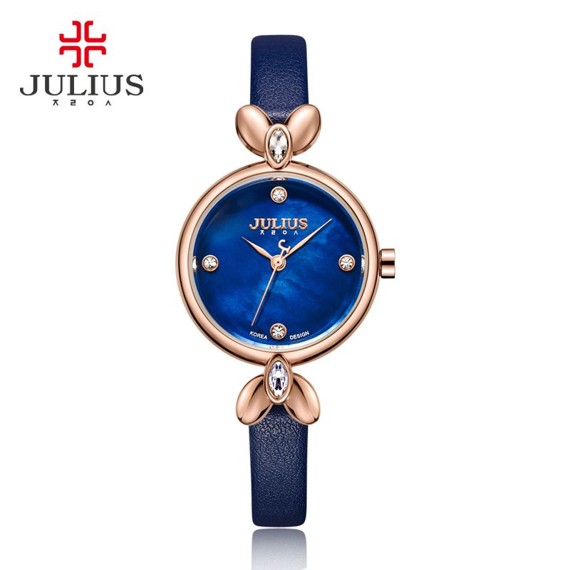 Yiwu Quality Korean version female leather strap waterproof fashionable white-collar quartz Watch JA-975 Application Scenario