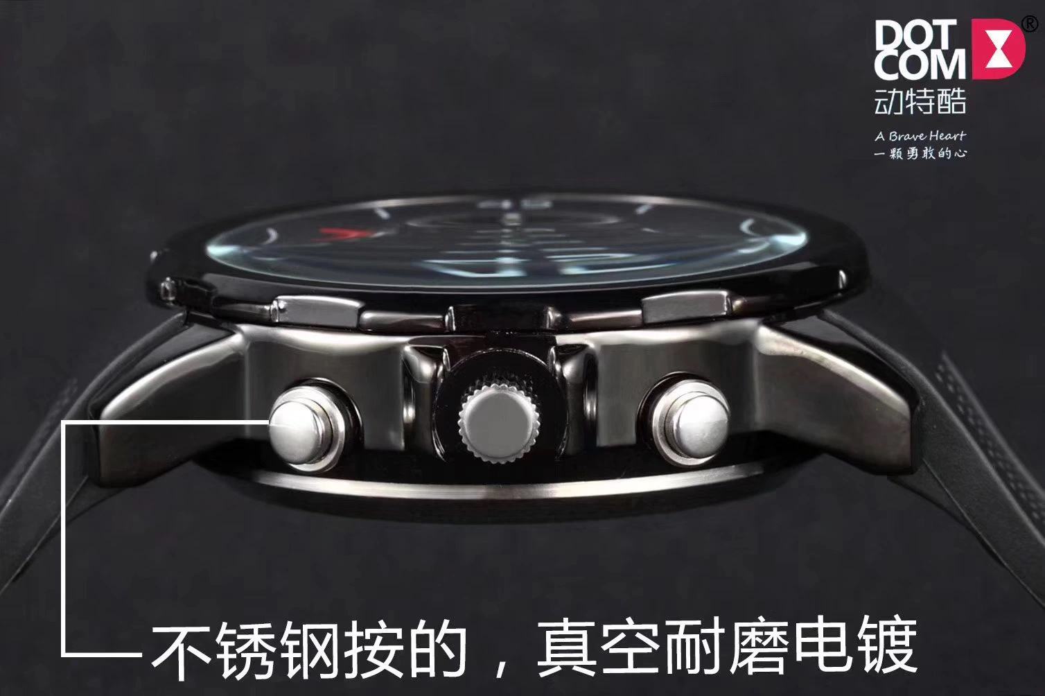 Yiwu Quality Fashion and Dynamic dual-movement multi-functional Men's Sports Watch D7003G detail image 1