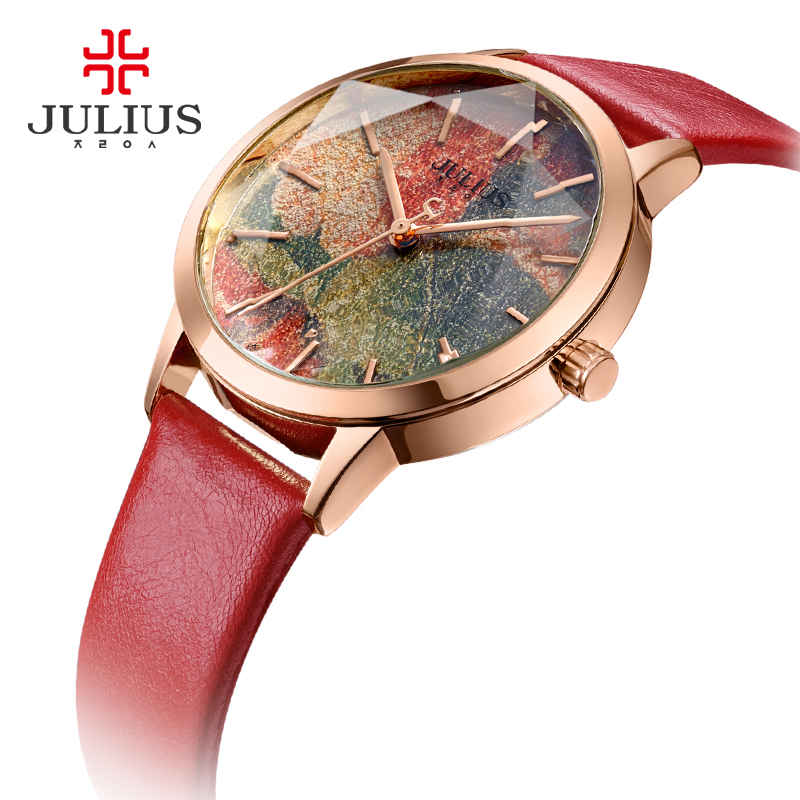 Yiwu Quality Korean-style waterproof and fashionable white-collar quartz watch JA-977 detail image 10