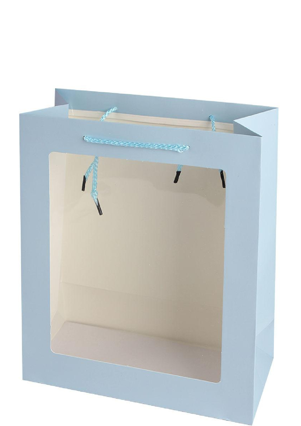 Estilo explosivo PVC ventana abierta bolsa de regalo de un solo color papel de alta calidad punto blanco bolsa de regalo universal bolsa de regalo cosmético detail image 4