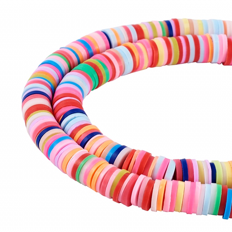6mm soft ceramic piece jewelry accessory spacer necklace bracelet accessory beads, 45cm in length Specification image