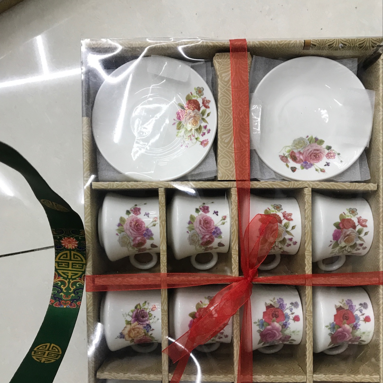 陶瓷咖啡杯碟12+12细节图