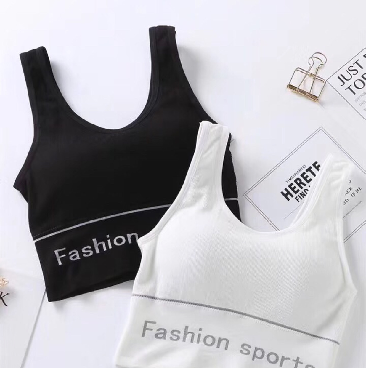 运动文胸实物图