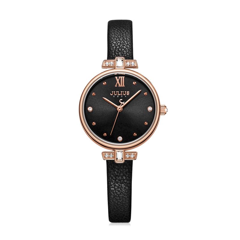 Yiwu Quality Korean version female leather strap waterproof fashionable white-collar quartz Watch JA-1204 Application Scenario