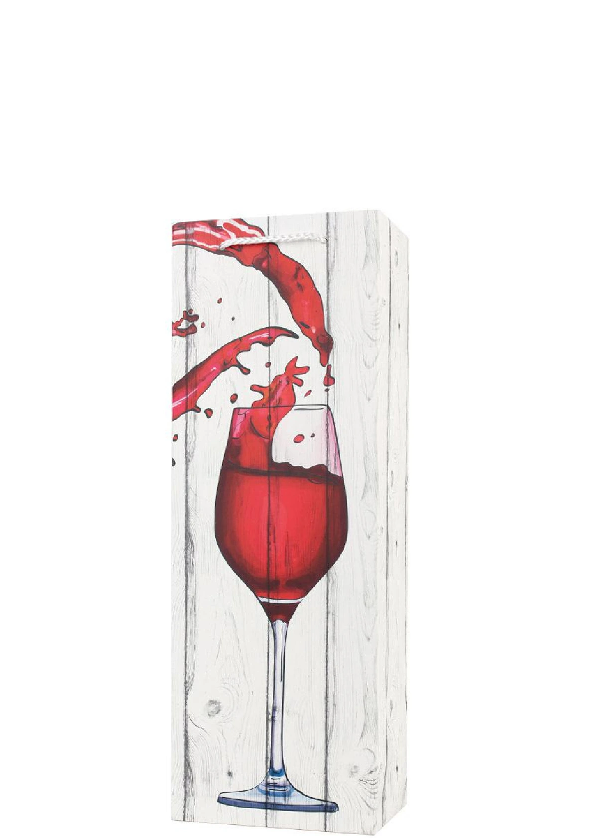 Factory direct sales of universal wine gift bags, wine glasses, wine bags, single red wine bottles, white card bags, paper handbags, customizable detail image 2