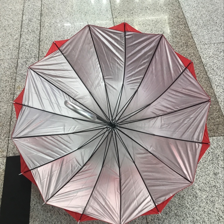 60 Male Hand Open Double Umbrella Specification drawing