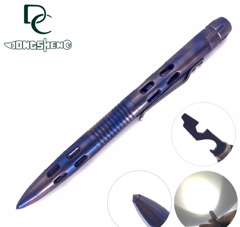 睐斯LAIX 新款多功能带LED高亮度灯战术笔，全新创意设计，集合多种实用功能于一体，结合人体工学完美设计。
2、采用高精度的CNC数控加工制作，笔身采用不锈钢，极高品质要求。
3、集书写签字、战术、防身、求生、破窗、LED照明、日常使用等多种功能。