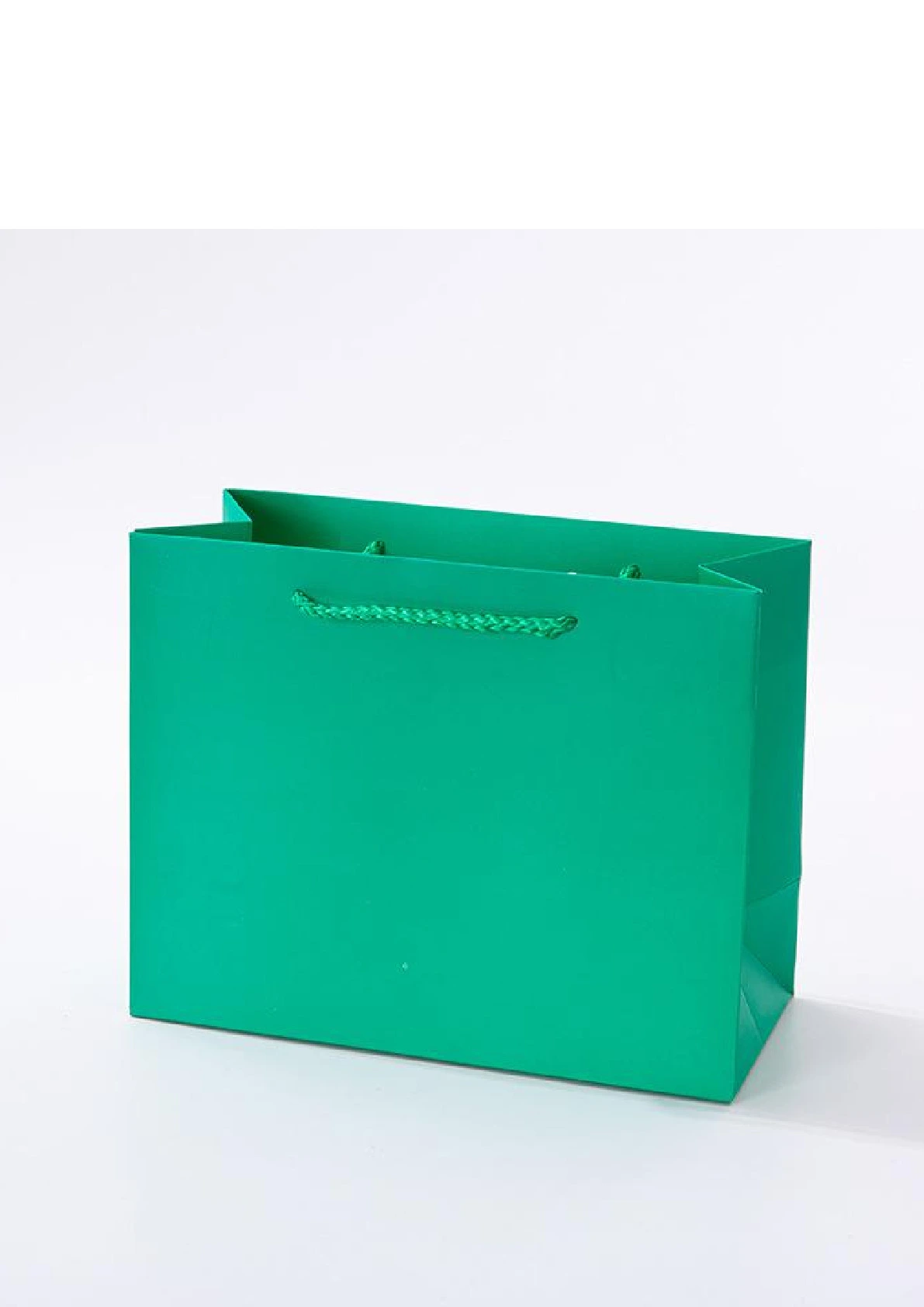 Wholesale and customization of high-end single-color gift bags, special color white card paper, universal handbags, cosmetic gift bags detail image 5
