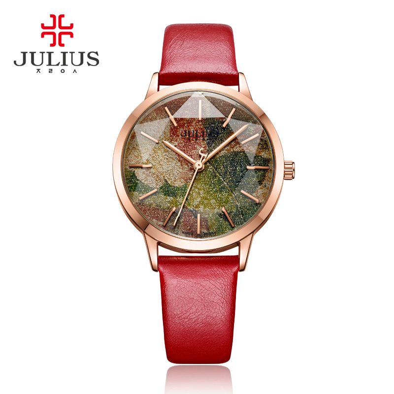 Yiwu Quality Korean-style waterproof and fashionable white-collar quartz watch JA-977 Specification image
