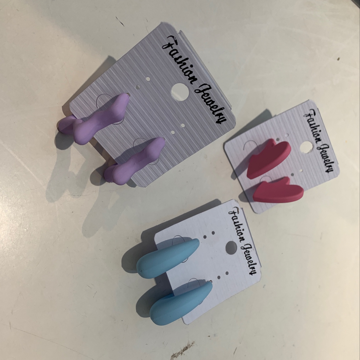 Acrylic Macaron earrings thumbnail