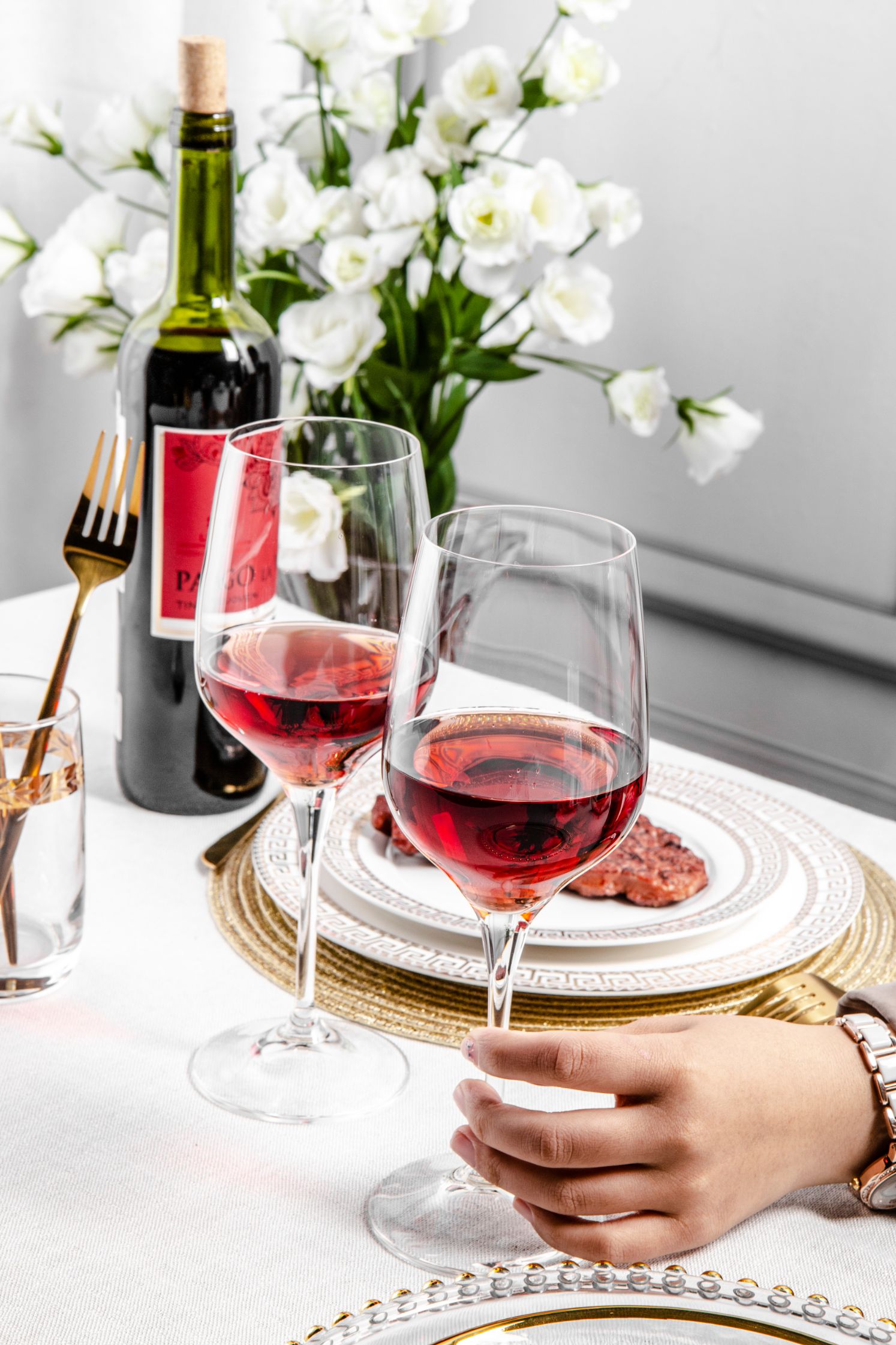 Bohemian Crystalex Czech imported lead-free crystal wine glass 40797/540ML details Picture