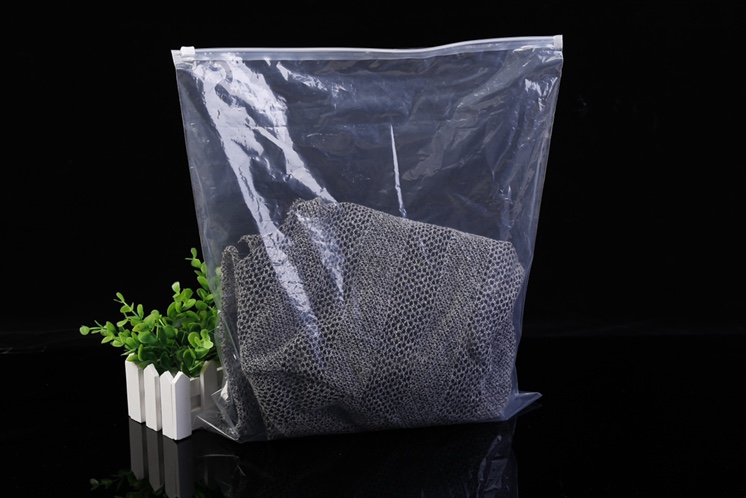 PE self-sealing bags, transparent plastic bags, self-sealing handle bags, hand-held bags, zipper bags details Picture