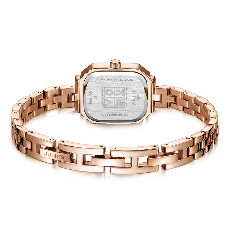Yiwu Quality Korean version Girls' waterproof and fashionable white-collar Quartz Watch JA-1064 detail image 3