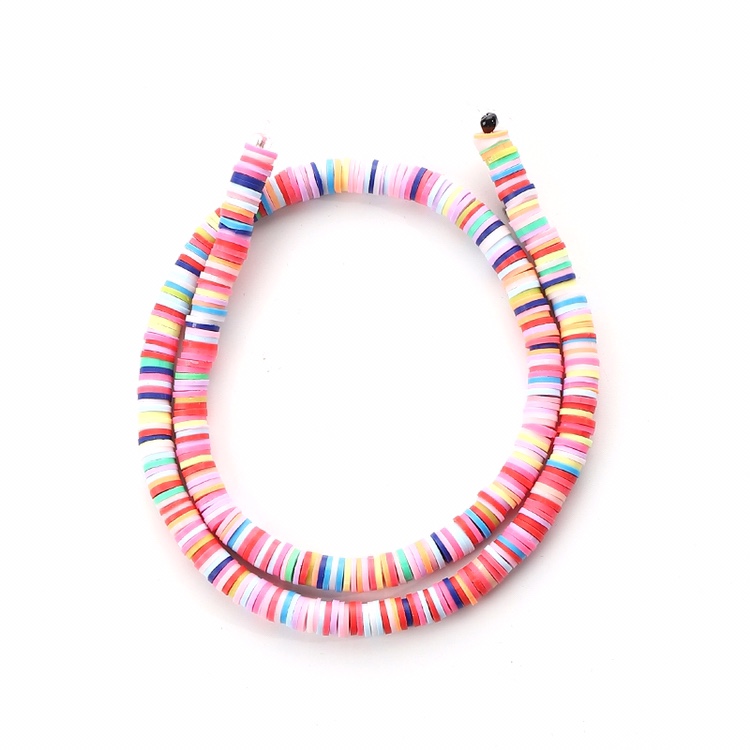 6mm soft ceramic piece jewelry accessory spacer necklace bracelet accessory beads, 45cm in length details Picture