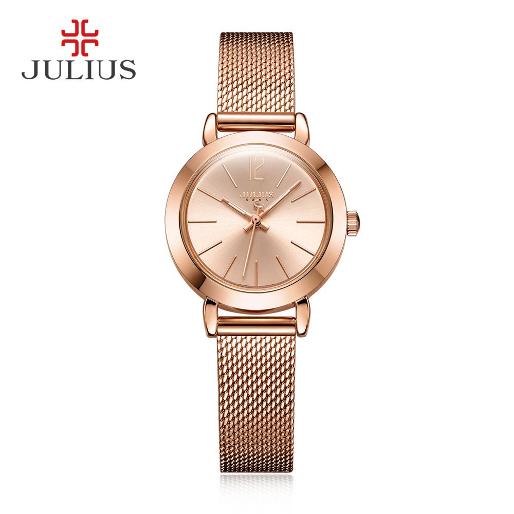 Yiwu Quality Korean version Girls' mesh strap waterproof fashionable White-collar Quartz Watch JA-732