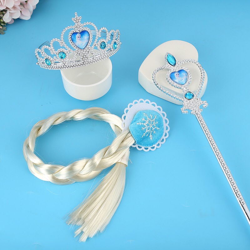 Princess Elsa wig suit thumbnail