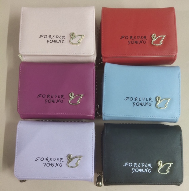 小号三折卡位拉链钱包图