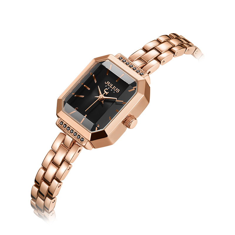 Yiwu Quality Korean version Girls' waterproof and fashionable white-collar Quartz Watch JA-1064 detail image 1
