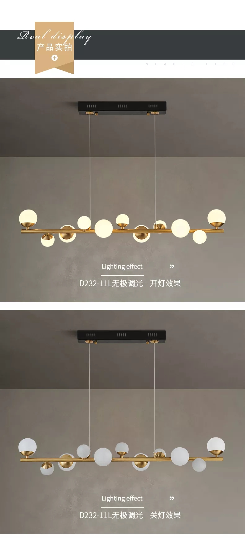 Modern and simple wall lamps detail image 7