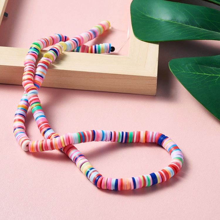 6mm soft ceramic piece jewelry accessory spacer necklace bracelet accessory beads, 45cm in length