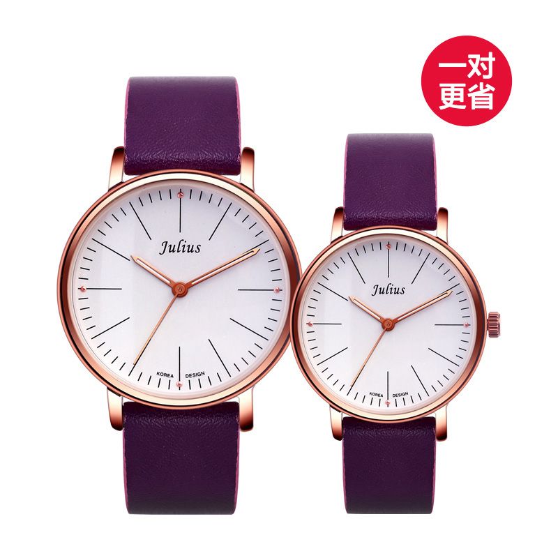 Yiwu Quality Korean version couple Belt waterproof fashionable White-collar Quartz Watch JA-814 Application Scenario