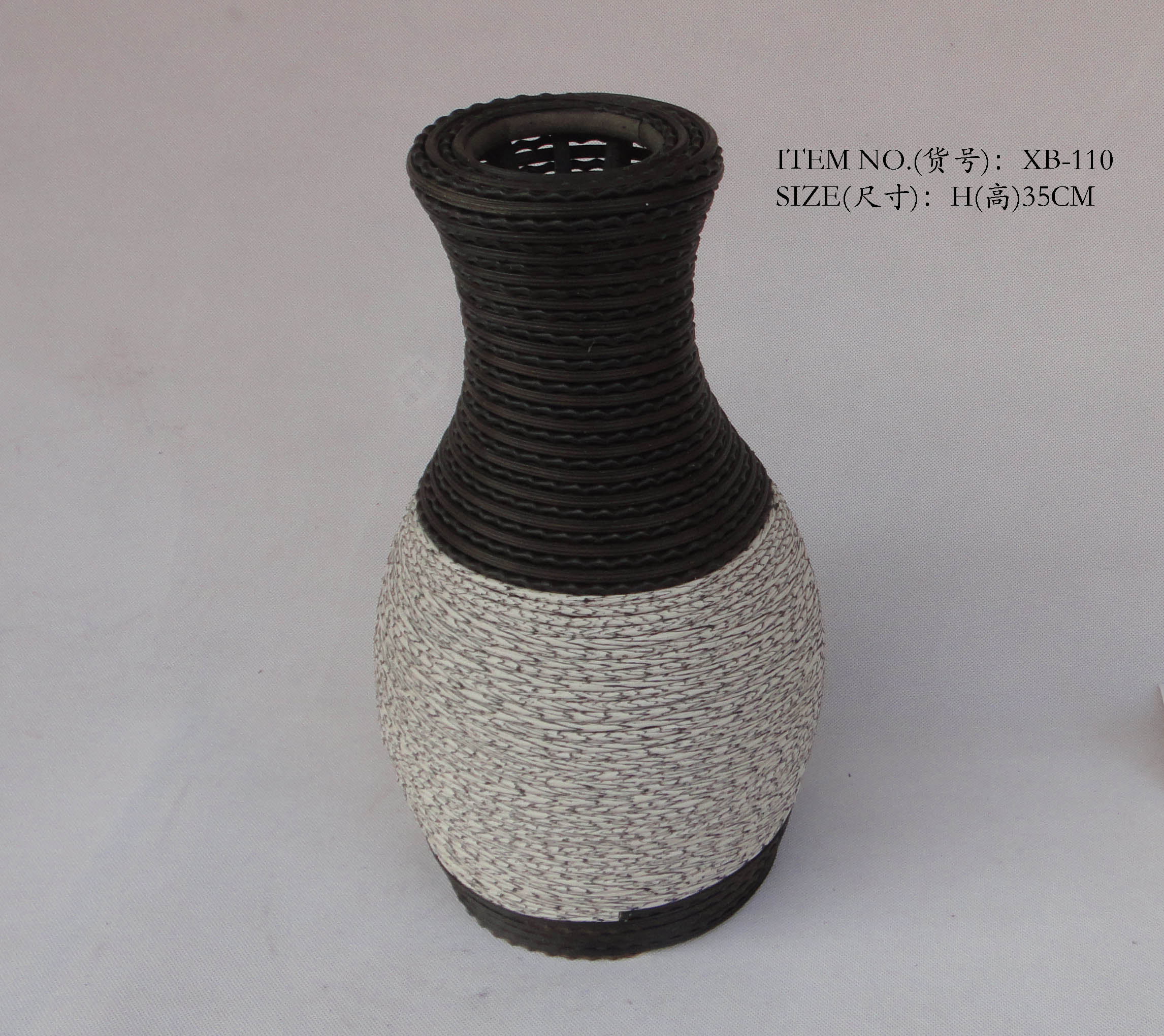 The factory sells archaize to restore ancient plastic cane vase flower implement to arrange beautiful Chen soft outfit to match to arrange flower ware thumbnail