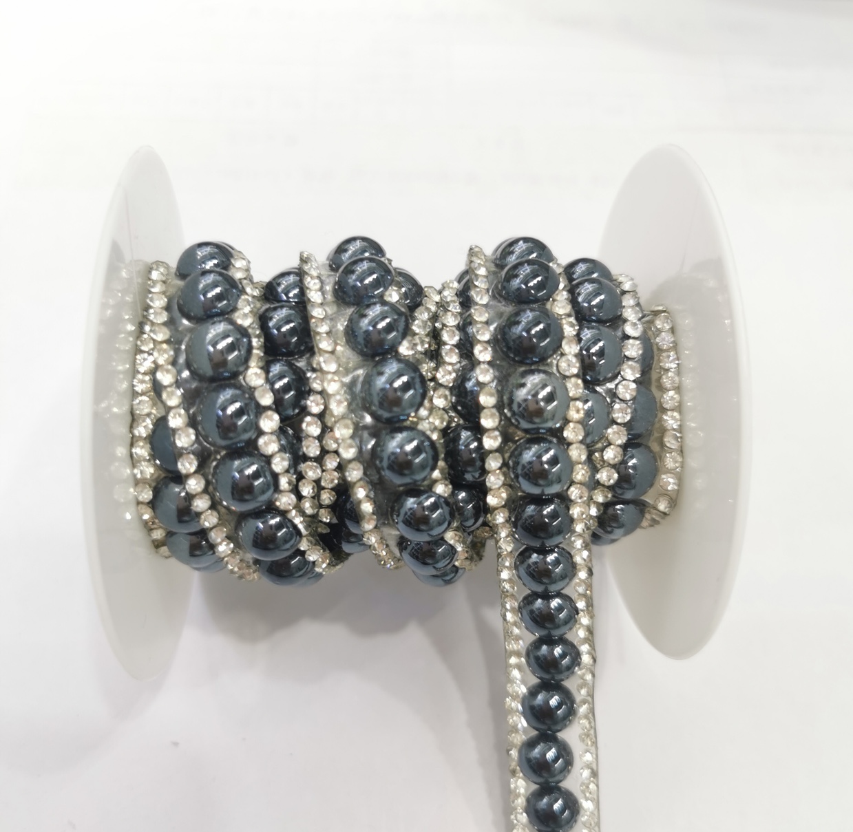 Rhinestone ceramic code chain DIY jewelry thumbnail