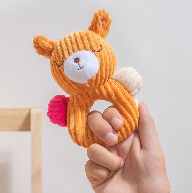 Handshaking plush doll a generation of sound bite resistant dog toy cartoon educational pet plush toy details Picture