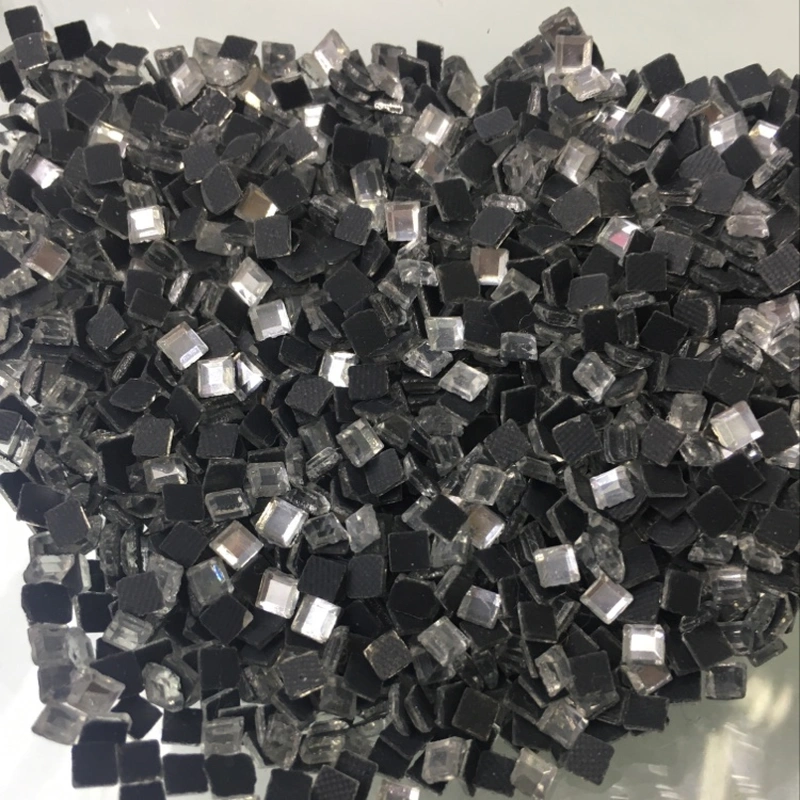 6*6 Flat White Shaped Drill Hot Drill Drop Drill Clothing Accessories Manufacturers Direct Sales